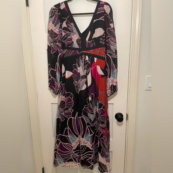 Floral Long Sleeve Maxi Dress - Picture 4 of 4